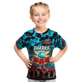 Personalized Sharks ANZAC Day Kid T Shirt Australian Army - Lest We Forget