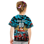 Personalized Sharks ANZAC Day Kid T Shirt Australian Army - Lest We Forget