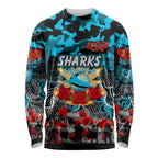 Personalized Sharks ANZAC Day Long Sleeve Shirt Australian Army - Lest We Forget