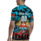 Personalized Sharks ANZAC Day Rugby Jersey Australian Army - Lest We Forget