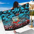 Sharks ANZAC Day Sarong Australian Army - Lest We Forget