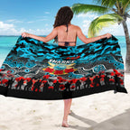 Sharks ANZAC Day Sarong Australian Army - Lest We Forget