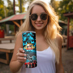 Personalized Sharks ANZAC Day Skinny Tumbler Australian Army - Lest We Forget
