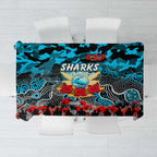 Sharks ANZAC Day Tablecloth Australian Army - Lest We Forget