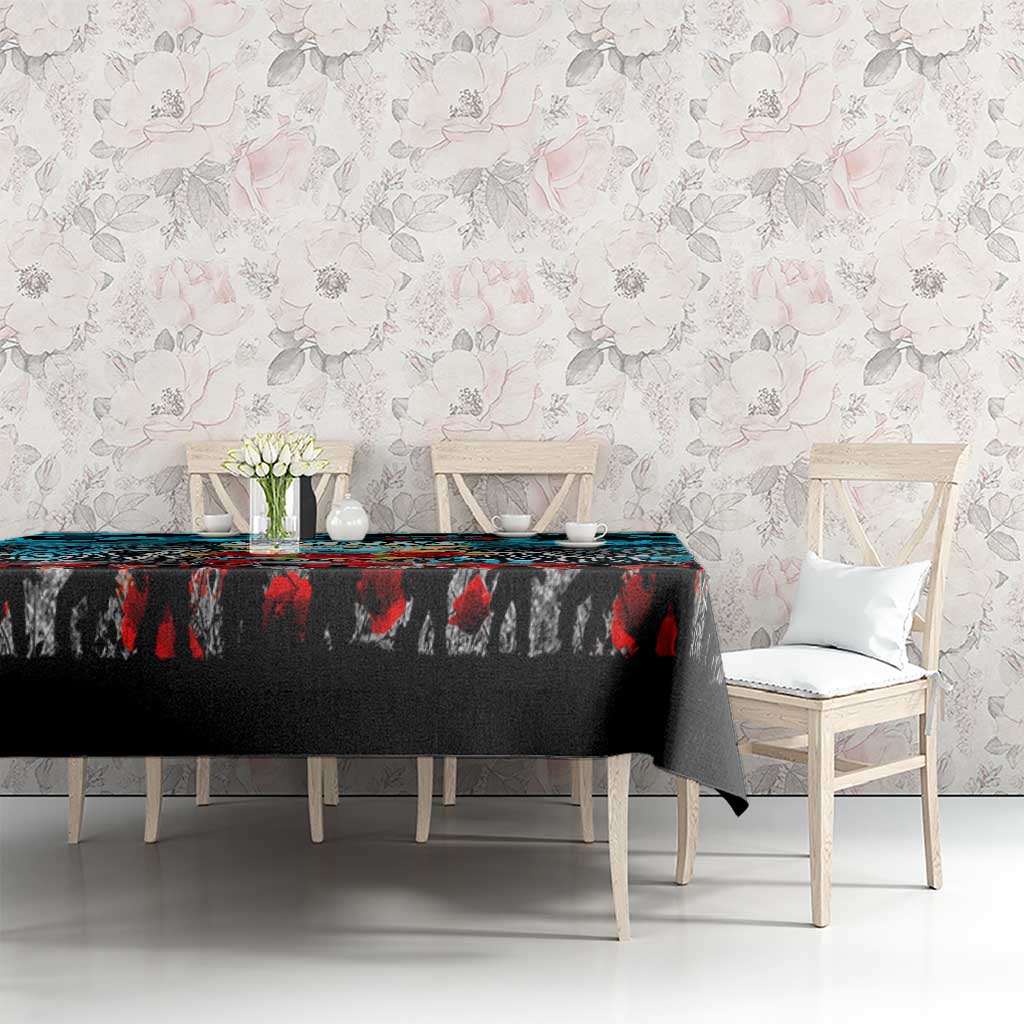 Sharks ANZAC Day Tablecloth Australian Army - Lest We Forget