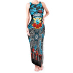 Personalized Sharks ANZAC Day Tank Maxi Dress Australian Army - Lest We Forget
