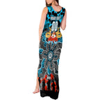 Personalized Sharks ANZAC Day Tank Maxi Dress Australian Army - Lest We Forget