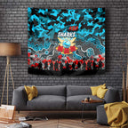 Sharks ANZAC Day Tapestry Australian Army - Lest We Forget