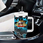 Personalized Sharks ANZAC Day Tumbler With Handle Australian Army - Lest We Forget