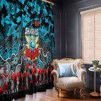 Sharks ANZAC Day Window Curtain Australian Army - Lest We Forget