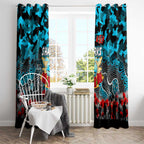 Sharks ANZAC Day Window Curtain Australian Army - Lest We Forget
