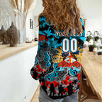 Personalized Sharks ANZAC Day Women Casual Shirt Australian Army - Lest We Forget