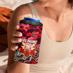 Personalized Dolphins ANZAC Day 4 in 1 Can Cooler Tumbler Australian Army - Lest We Forget