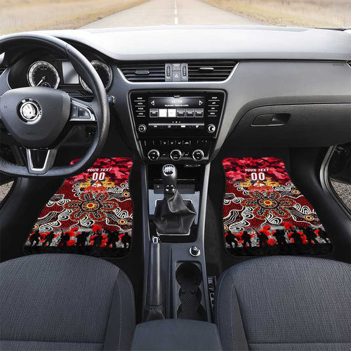 Dolphins ANZAC Day Car Mats Australian Army - Lest We Forget