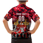 Personalized Dolphins ANZAC Day Family Matching Mermaid Dress and Hawaiian Shirt Australian Army - Lest We Forget