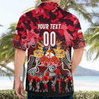 Personalized Dolphins ANZAC Day Hawaiian Shirt Australian Army - Lest We Forget