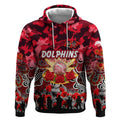 Personalized Dolphins ANZAC Day Hoodie Australian Army - Lest We Forget