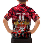 Personalized Dolphins ANZAC Day Kid Hawaiian Shirt Australian Army - Lest We Forget