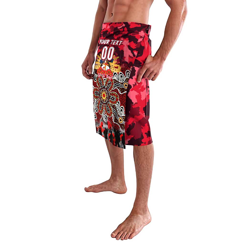 Personalized Dolphins ANZAC Day Lavalava Australian Army - Lest We Forget