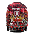 Personalized Dolphins ANZAC Day Long Sleeve Shirt Australian Army - Lest We Forget