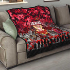 Dolphins ANZAC Day Quilt Australian Army - Lest We Forget