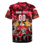 Personalized Dolphins ANZAC Day Rugby Jersey Australian Army - Lest We Forget