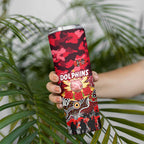 Personalized Dolphins ANZAC Day Skinny Tumbler Australian Army - Lest We Forget