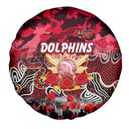 Dolphins ANZAC Day Spare Tire Cover Australian Army - Lest We Forget
