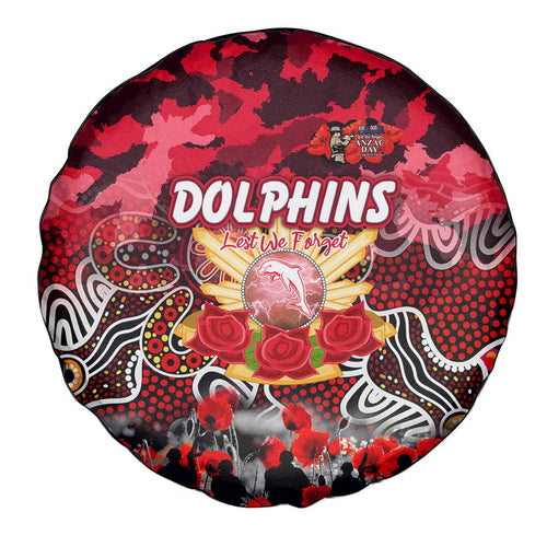 Dolphins ANZAC Day Spare Tire Cover Australian Army - Lest We Forget