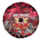 Dolphins ANZAC Day Spare Tire Cover Australian Army - Lest We Forget