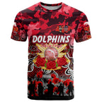 Personalized Dolphins ANZAC Day T Shirt Australian Army - Lest We Forget