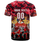 Personalized Dolphins ANZAC Day T Shirt Australian Army - Lest We Forget