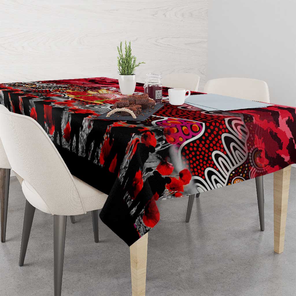 Dolphins ANZAC Day Tablecloth Australian Army - Lest We Forget