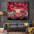 Dolphins ANZAC Day Tapestry Australian Army - Lest We Forget
