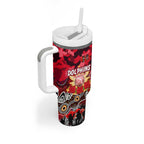 Personalized Dolphins ANZAC Day Tumbler With Handle Australian Army - Lest We Forget
