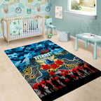 Titans ANZAC Day Area Rug Australian Army - Lest We Forget