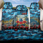 Titans ANZAC Day Back Car Seat Cover Australian Army - Lest We Forget