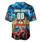 Personalized Titans ANZAC Day Baseball Jersey Australian Army - Lest We Forget
