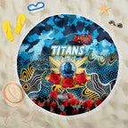 Titans ANZAC Day Beach Blanket Australian Army - Lest We Forget