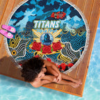Titans ANZAC Day Beach Blanket Australian Army - Lest We Forget