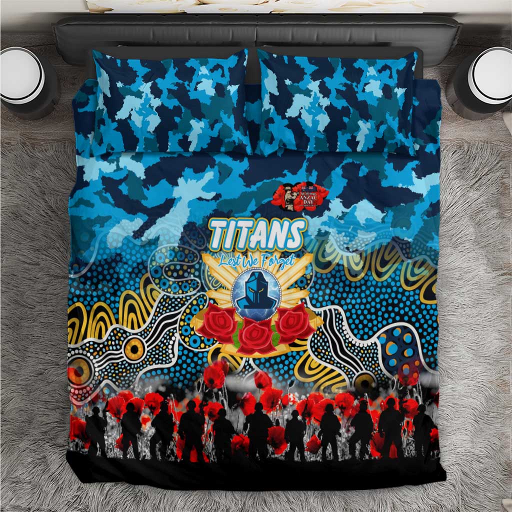 Titans ANZAC Day Bedding Set Australian Army - Lest We Forget