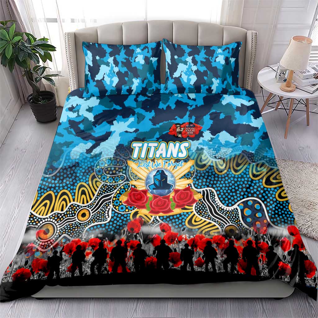 Titans ANZAC Day Bedding Set Australian Army - Lest We Forget