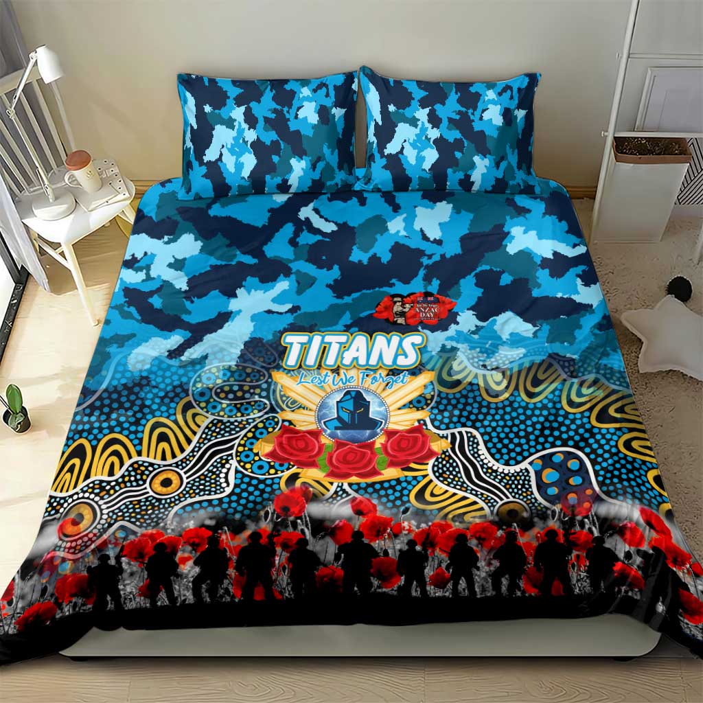 Titans ANZAC Day Bedding Set Australian Army - Lest We Forget
