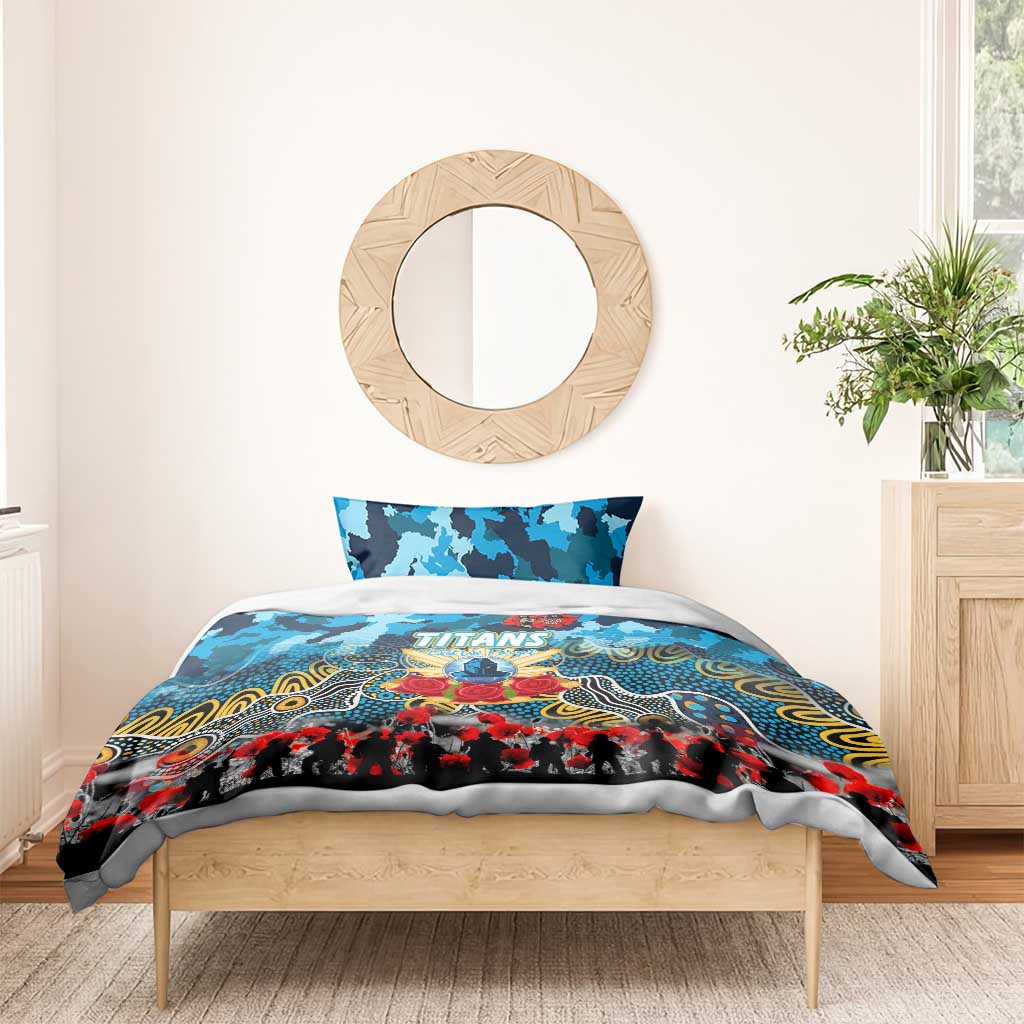 Titans ANZAC Day Bedding Set Australian Army - Lest We Forget