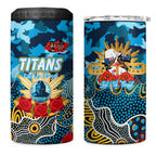 Personalized Titans ANZAC Day 4 in 1 Can Cooler Tumbler Australian Army - Lest We Forget