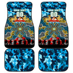 Titans ANZAC Day Car Mats Australian Army - Lest We Forget