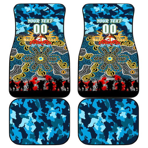 Titans ANZAC Day Car Mats Australian Army - Lest We Forget