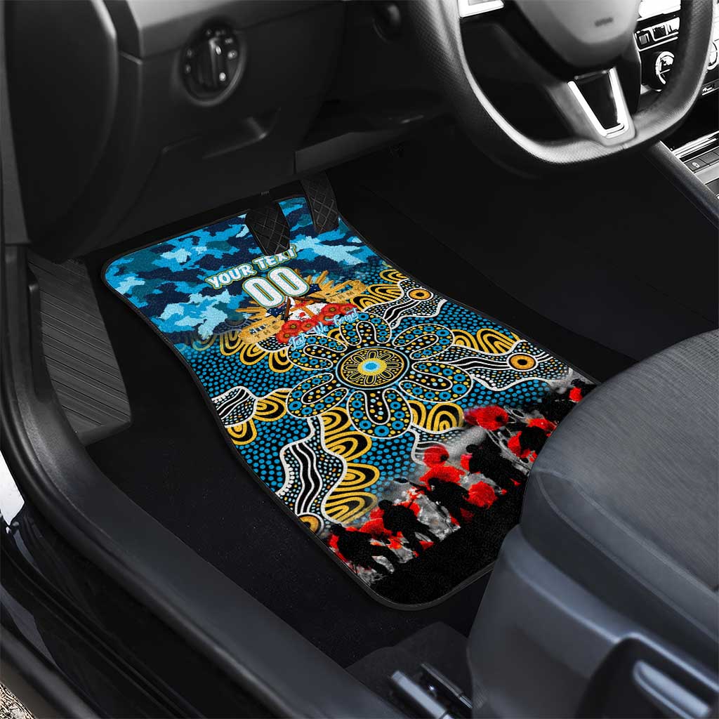Titans ANZAC Day Car Mats Australian Army - Lest We Forget