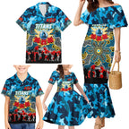 Personalized Titans ANZAC Day Family Matching Mermaid Dress and Hawaiian Shirt Australian Army - Lest We Forget