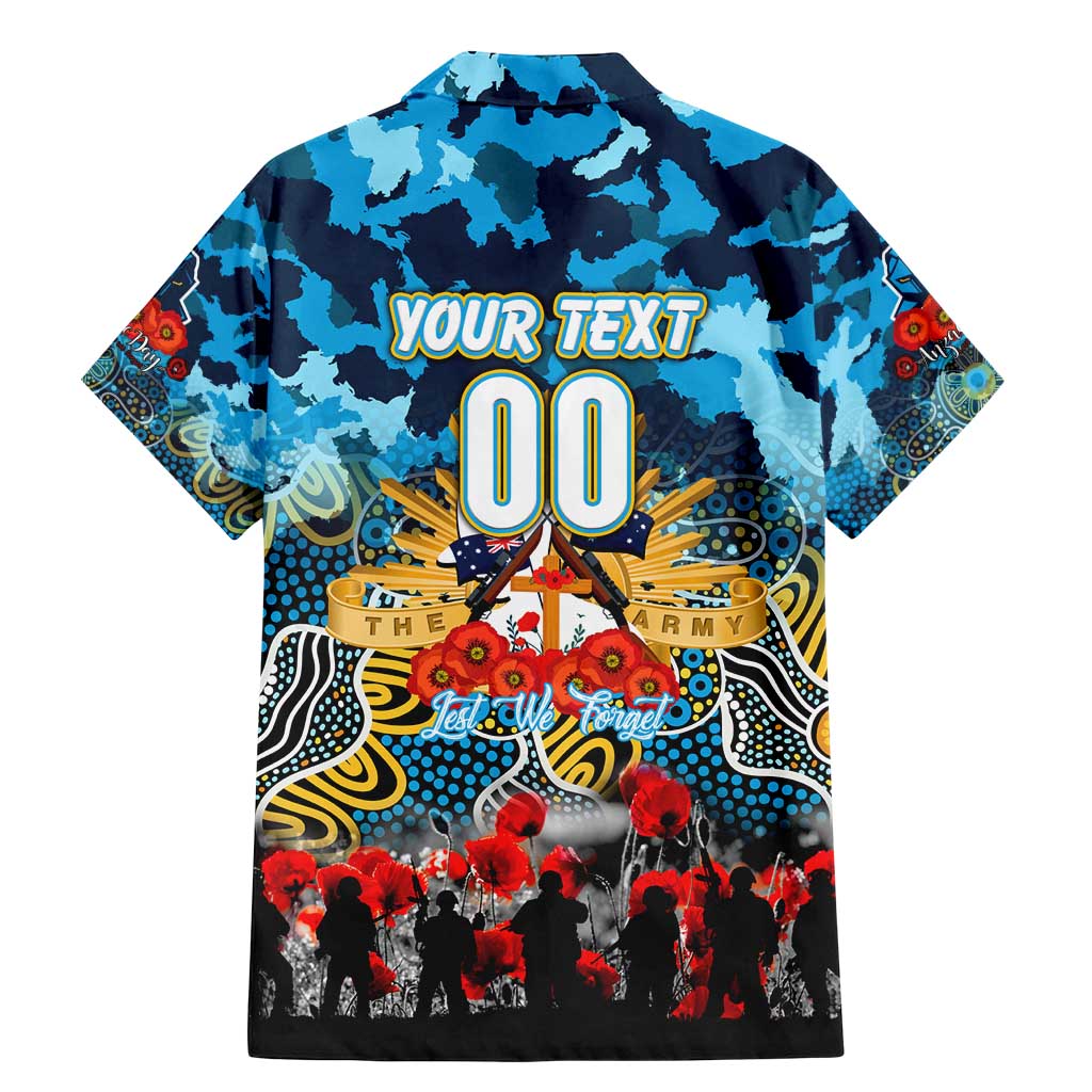 Personalized Titans ANZAC Day Family Matching Mermaid Dress and Hawaiian Shirt Australian Army - Lest We Forget